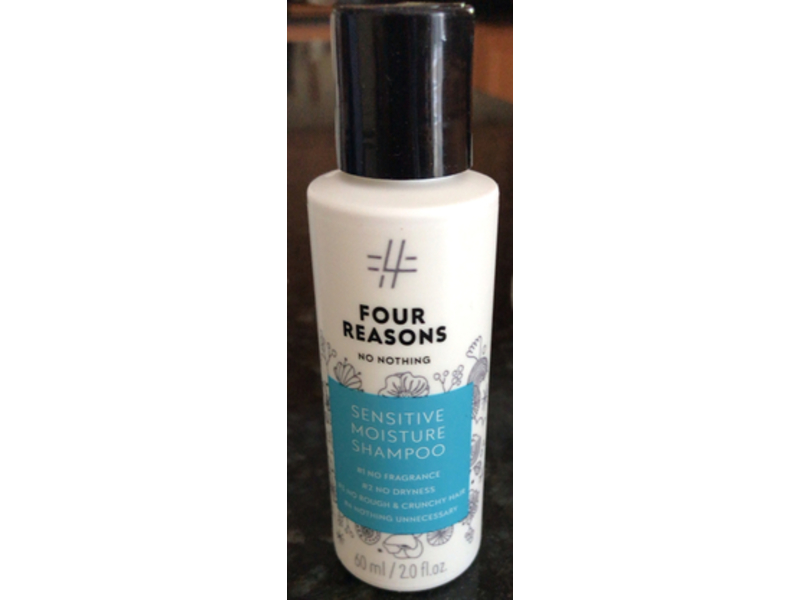 No Nothing Four Reasons Sensitive Moisture Shampoo, 2 fl oz/60 mL