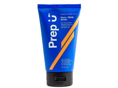 Prep U French Green Clay Face & Body Scrub, 5 fl oz/147 mL, 2 Pack