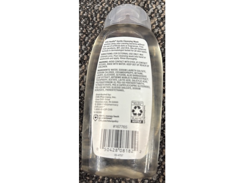 CVS Health Cleansing Wash, Gentle, 13 fl oz/384 mL