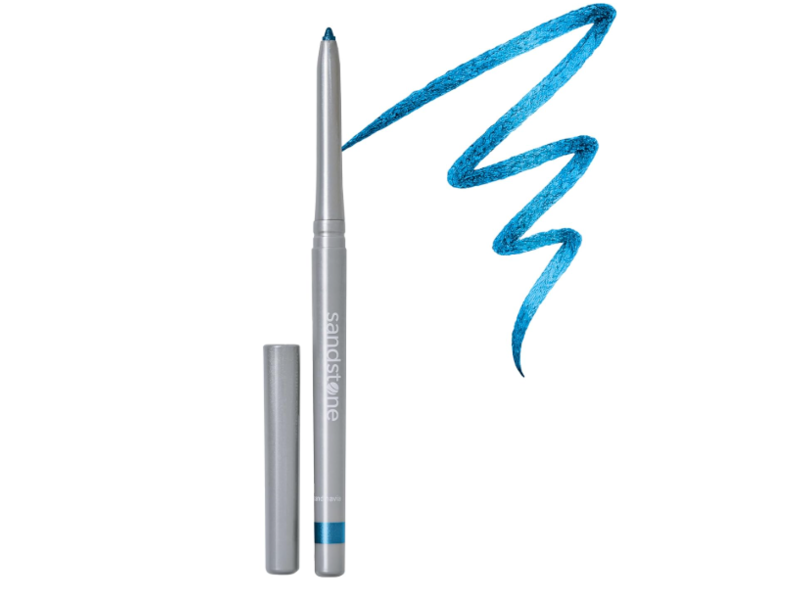 Sandstone Scandinavia Waterproof Metallic Eyeliner, 81 Blue Ice, 0.012 oz/0.35 g
