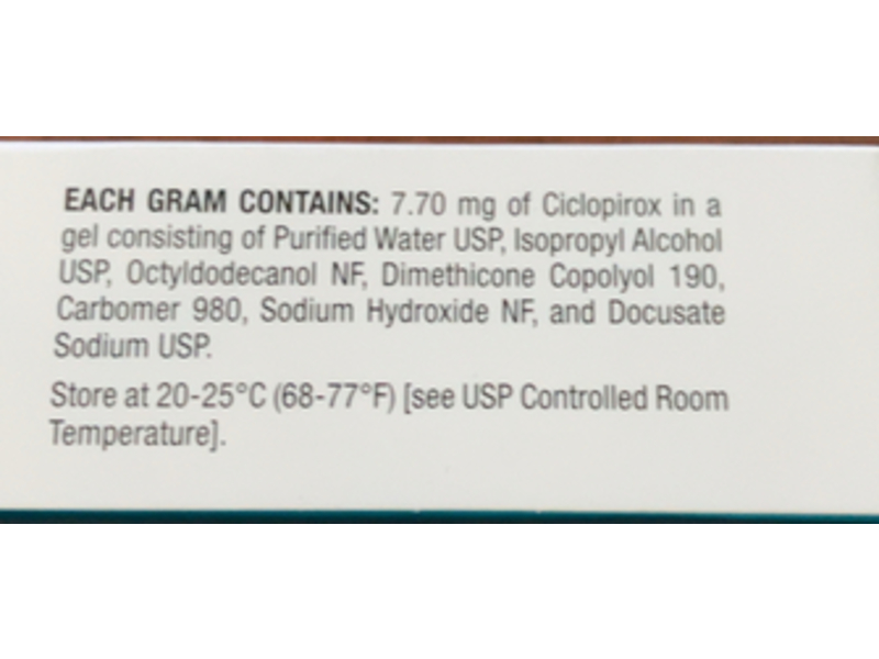 Ciclopirox Gel 0.77%, 30 g Perrigo (RX)