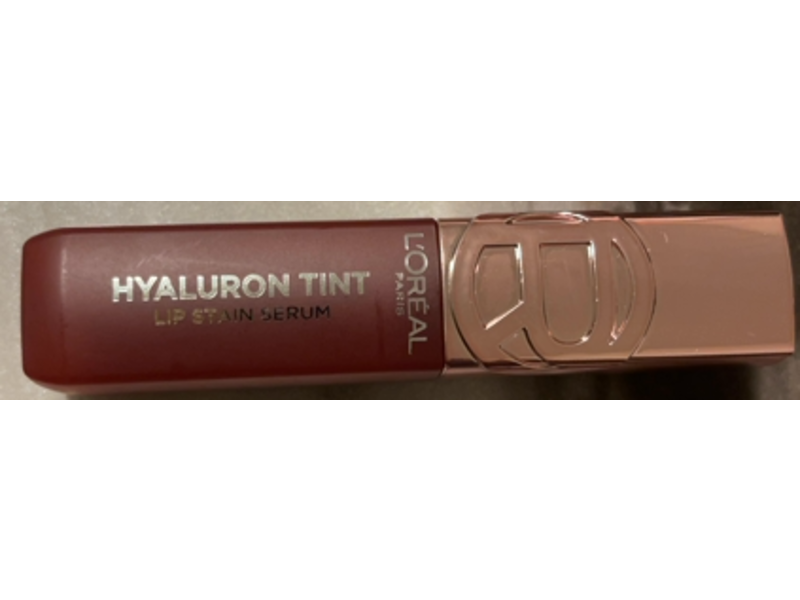 L'Oreal Paris Hyaluron Tint Lip Stain Serum, 521 Bordeaux Please, 0.16 fl oz/5 mL