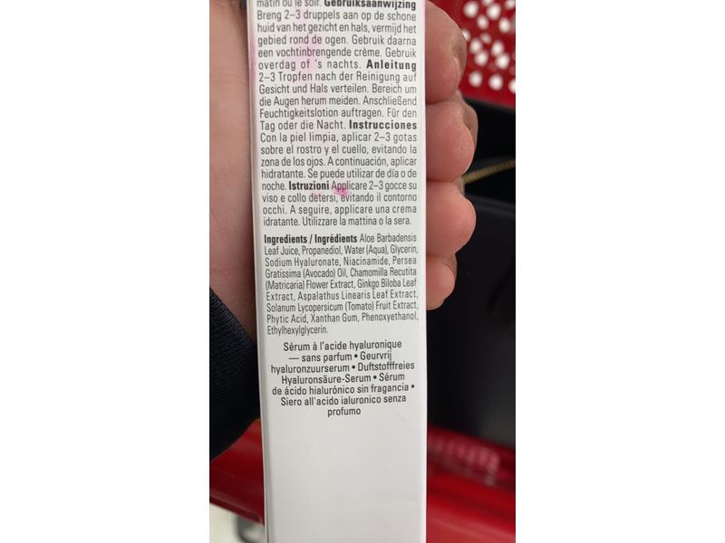 Yes To Hyaluronic Acid Serum, Fragrance-Free, Dry Skin, 0.95 fl oz/28 mL