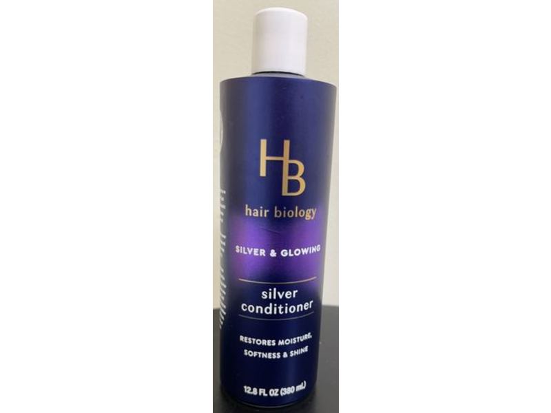 Hair Biology Silver & Glowing Conditioner, 12.8 fl oz/380 mL