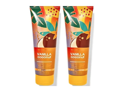 Bath & Body Works Body Cream, Vanilla Coconut, 8 oz/226 g, Pack Of 2