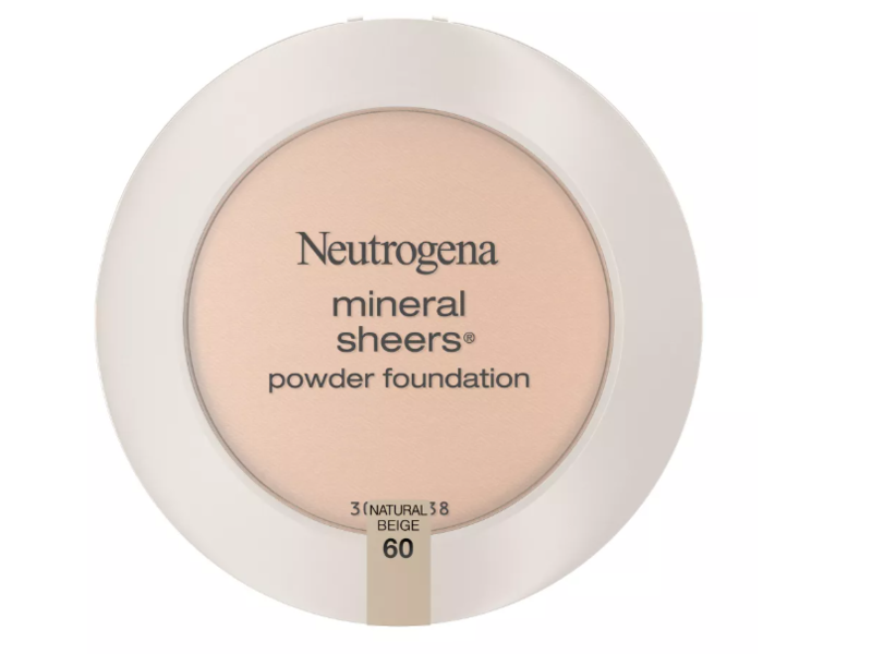 Neutrogena Mineral Sheers Power Foundation, Natural Beige 60, 0.34 oz/9.6 g