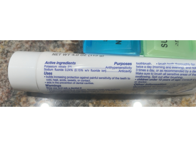 Sensodyne Extra Whitening Toothpaste, 4.0 oz/113 g, Pack Of 2