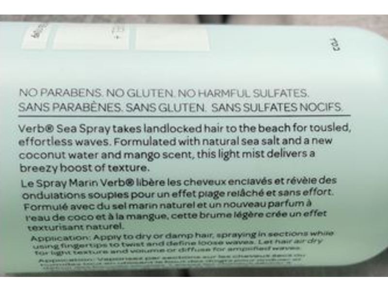 Verb Windswept Light Texture Sea Spray, 6.3 fl oz/186 mL