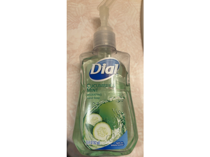 Dial Hydrating Hand Soap, Cucumber & Mint, 5.5 fl oz/162 mL