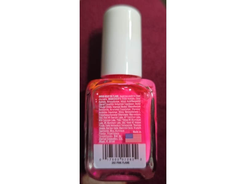Eternal Nail Enamel, 262 Pink Flame, 0.46 fl oz/13.5 mL
