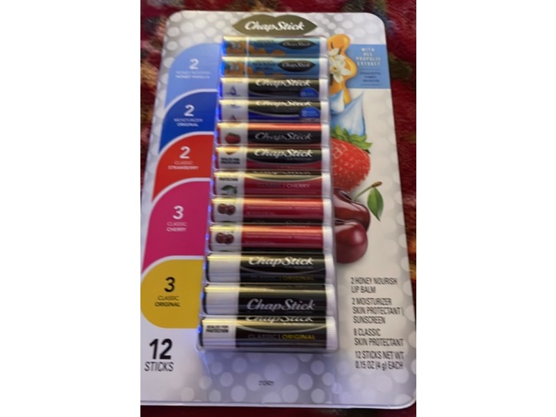 ChapStick Honey Variety Pack, 12 Count
