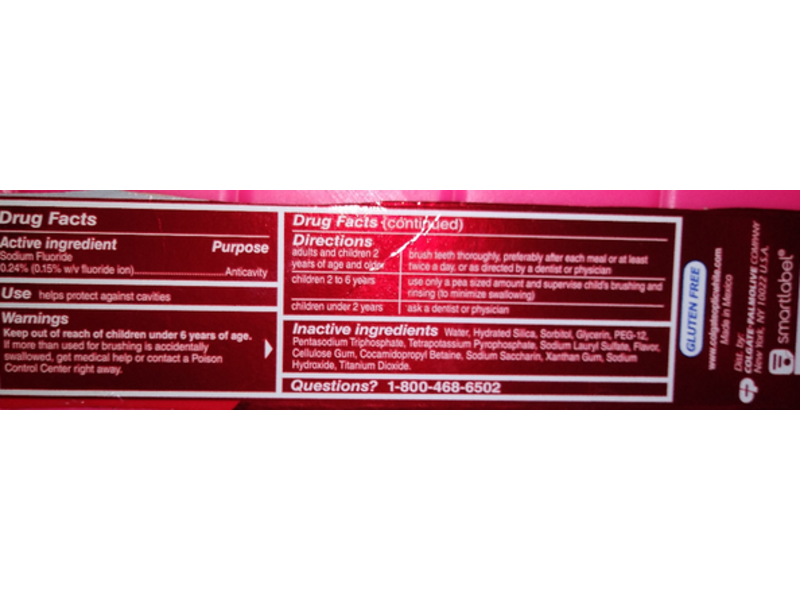 Colgate Optic White Toothpaste, Stain Fighter, Clean Mint, 6 oz/170 g