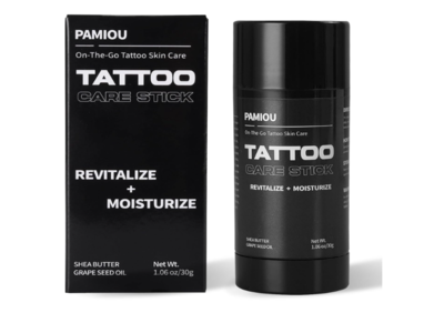 PAMIOU Tattoo Care Stick Revitalize + Moisturize, Shea Butter & Grape Seed Oil, 1.06 oz/30 g