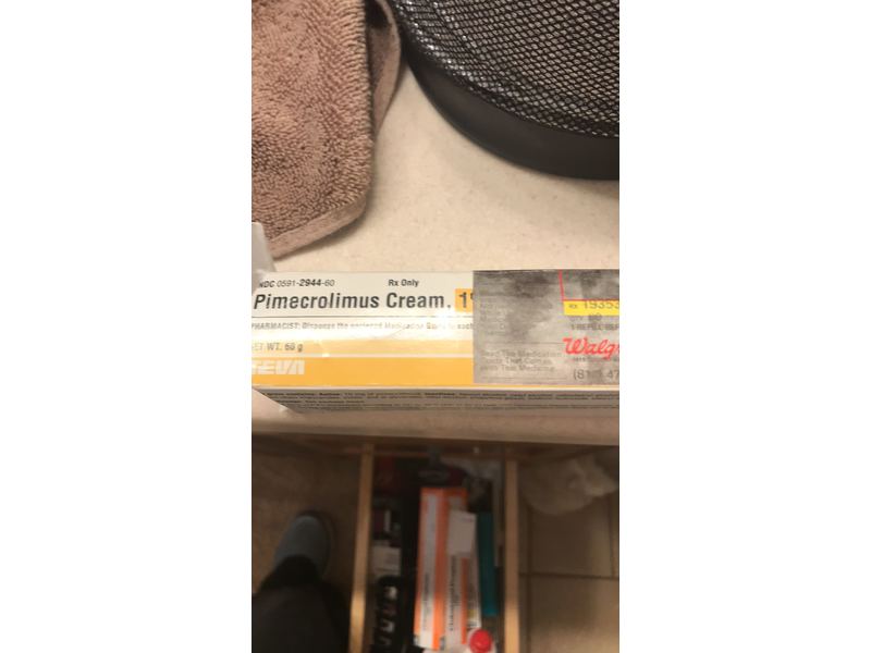 Pimecrolimus Cream 1%, 60 g, 69g Teva Pharmaceuticals USA (RX)