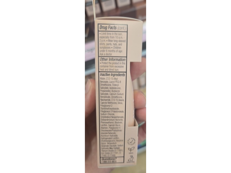 e.l.f. Halo Glow Skin Tint Sunscreen, SPF 50, 7 Medium Warm, 1 fl oz/30 mL