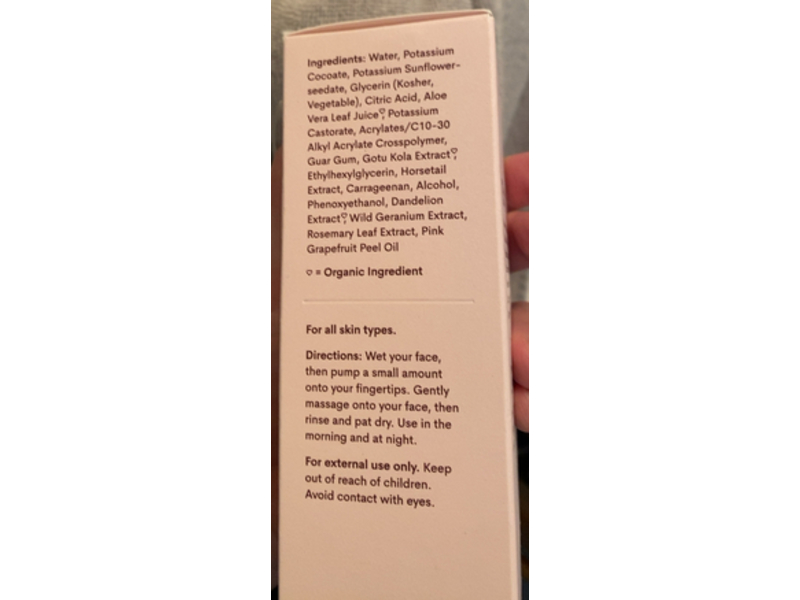 Fleur & Bee So Clean Facial Cleanser, 3.7 fl oz