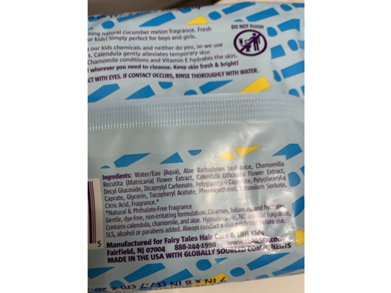 tbh Kids Face Wipes, Aloe & Chamomile, 30 Count