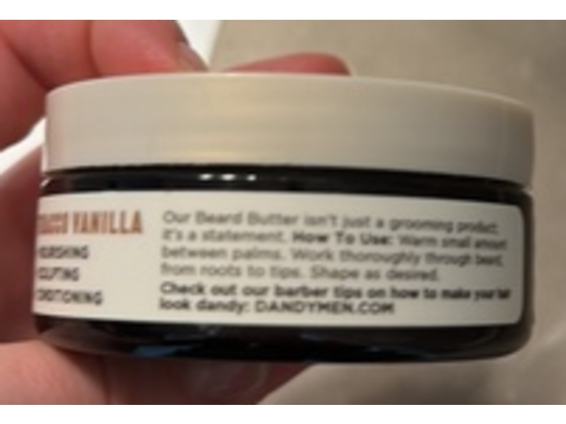 Dany Men Beard Butter, Tobacco Vanilla, 2 oz/56.7 g