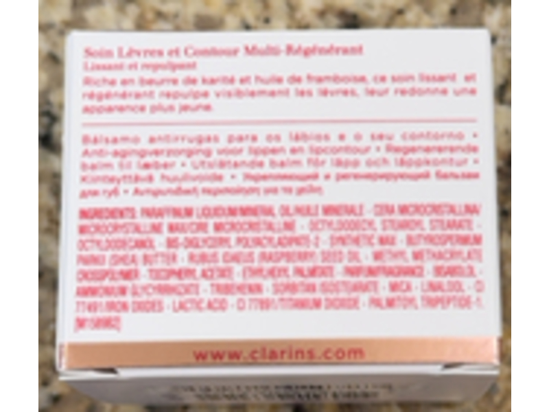 Clarins Extra-Firming Lip & Contour Balm, Smoothing & Plumping, 0.4 oz/15 mL