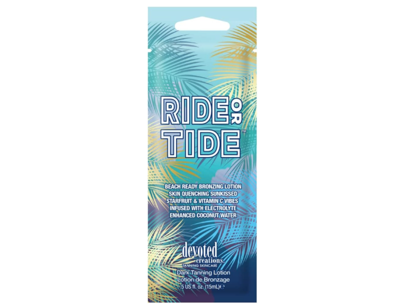 Devoted Creations Beach Ready Bronzing Lotion, Ride Or Tide, 0.5 fl oz/15 mL
