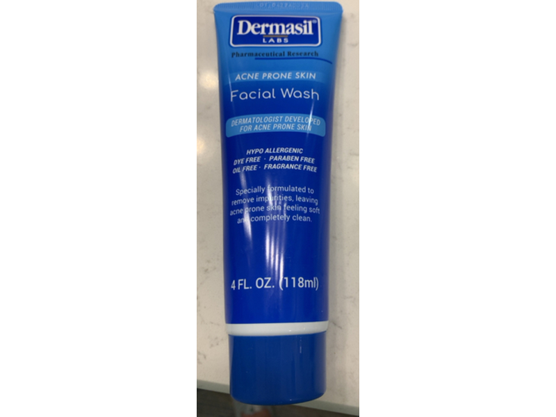 Dermasil Labs Acne Prone Skin Facial Wash, 4 fl oz, 118 mL, Pack of 4