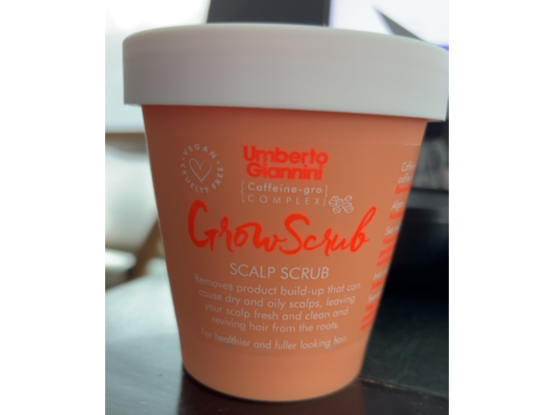 Umberto Giannini Grow Scalp Scrub, Caffeine-Gro Complex, 250 g