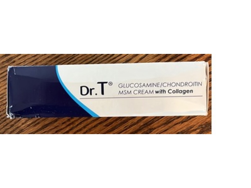 Dr. T Glucosamine/Chondroitin MSM Cream, Collagen, 4.23 oz/120 g
