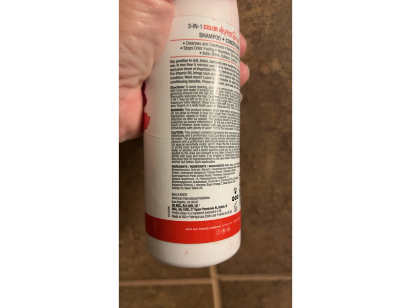 Punky Redilicious 3-in-1 Color Depositing Shampoo & Conditioner 8.5 oz