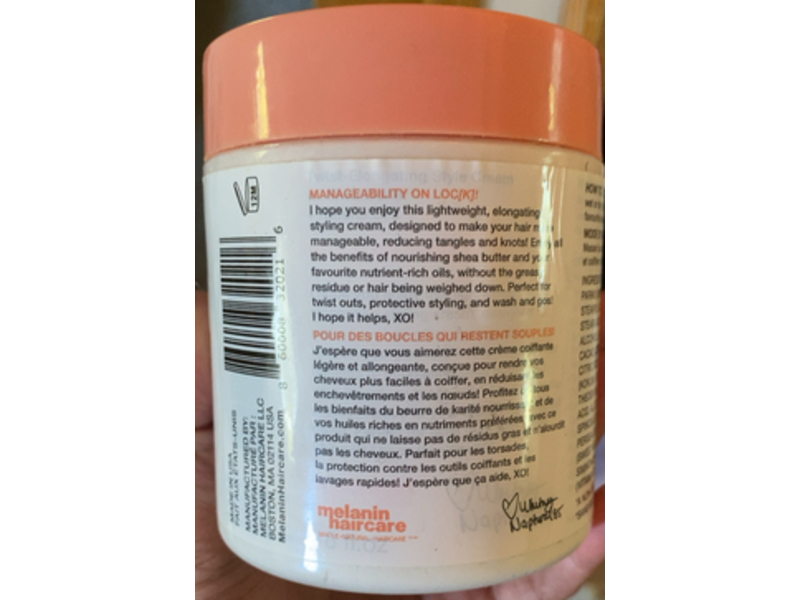 Melanin Twist Elongating Style Cream, 16 fl oz/475 mL