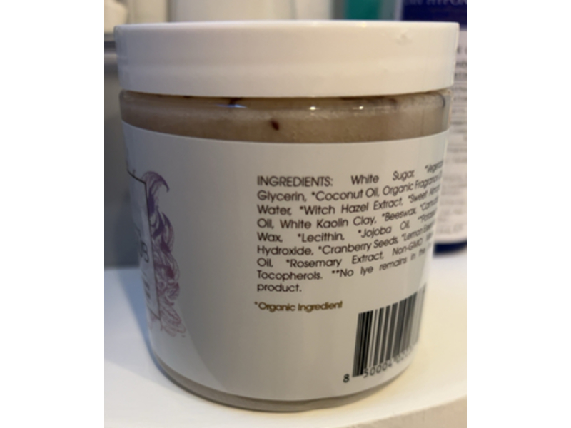 era organics Nourishing & Exfoliating Sugar Scrub, Rasberry Lemon, 11.3 oz/320 g