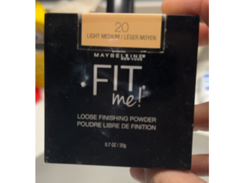 Maybelline Fit me Loose Finishing Powder, 20 Light Medium, 0.7 oz/20 g