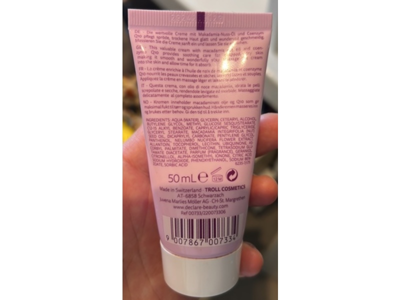 Declare Body Care Handcream, 1.7 fl oz/50 mL