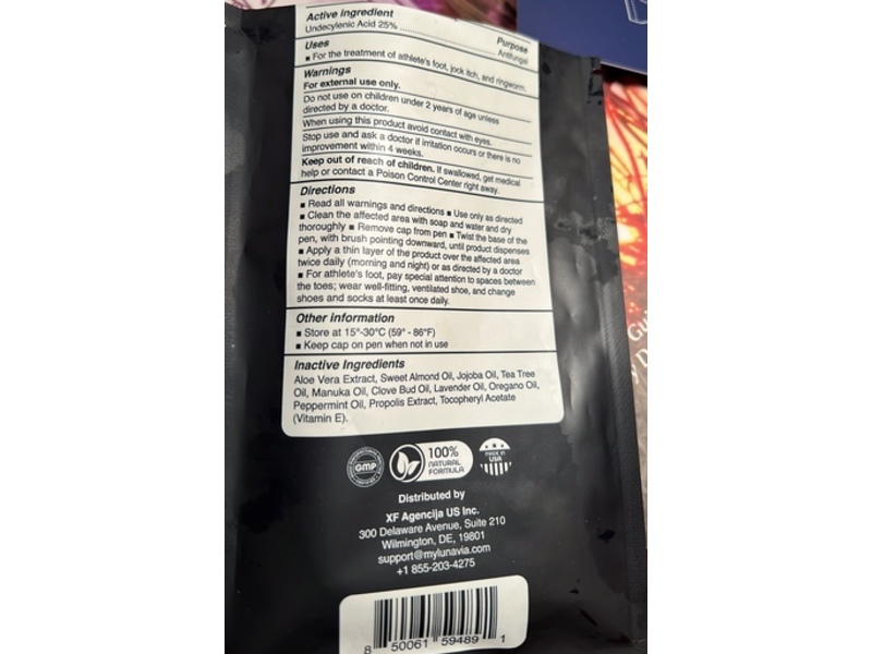 Lunavia Antifungal Pen, Undecylenic Acid, 18 mL, 6 Count