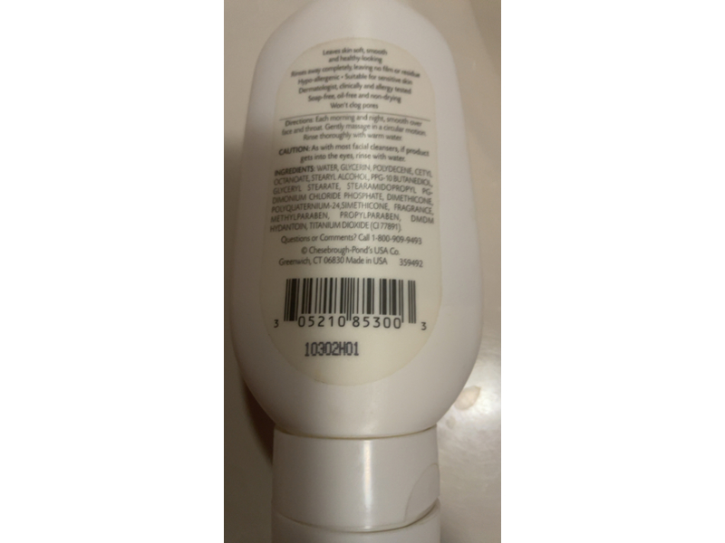 Pond's Cleansing Lotion, 4 oz/113 g