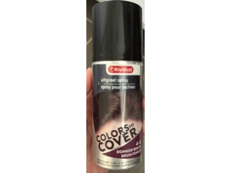 Kruidvat Colors To Cover Root Spray, 4-5 Dark Brown, 100 mL