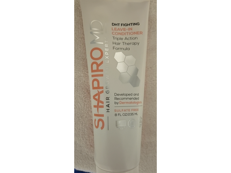 Shapiro MD DHT Fighting Leave-In Conditioner, 8 fl oz/235 mL