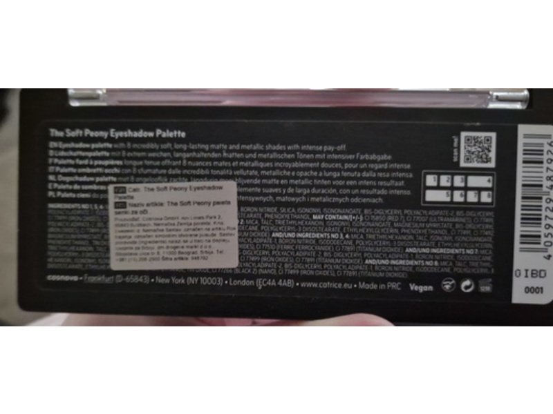 Catrice Cosmetics Eyeshadow Palette, The Soft Peony, 0.31 oz/9 g