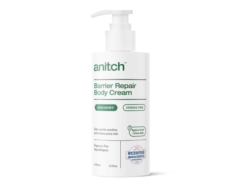 Anitch Barrier Repair Body Cream, 10.2 fl oz/300 mL