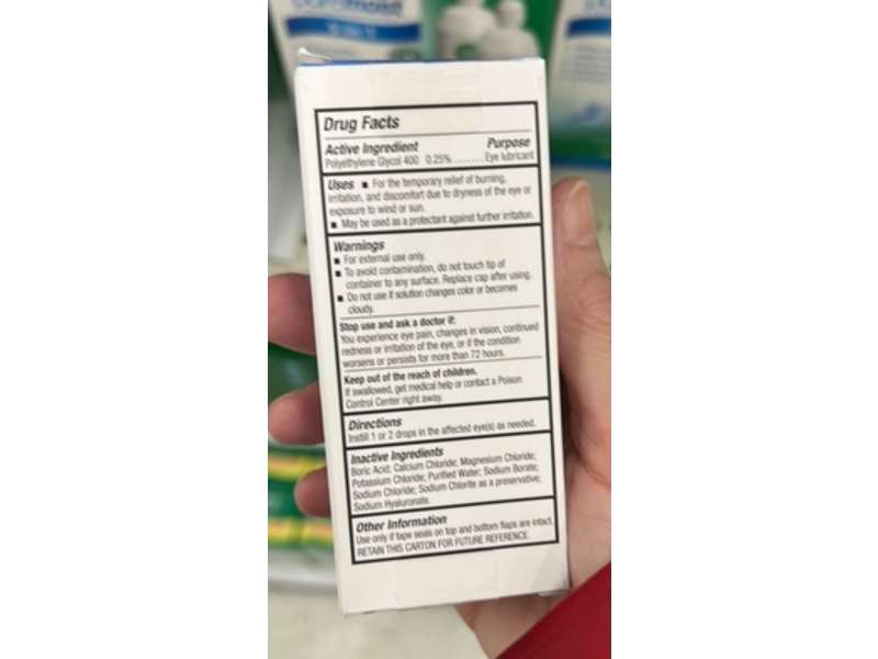 Bausch & Lomb Blink Gel Tears Lubricating Eye Drops, 0.34 fl oz/10 mL