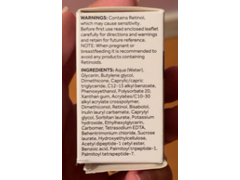 NO 7 Advanced Retinol 1.5% Complex Night Concentrate, 0.1 fl oz/3 mL