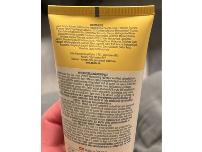 Derma Kids Sun Lotion, SPF 50+, 150 mL