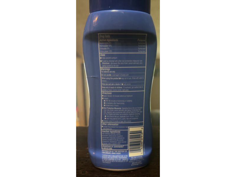 Kroger Sunscreen Lotion, SPF 30, 8 fl oz