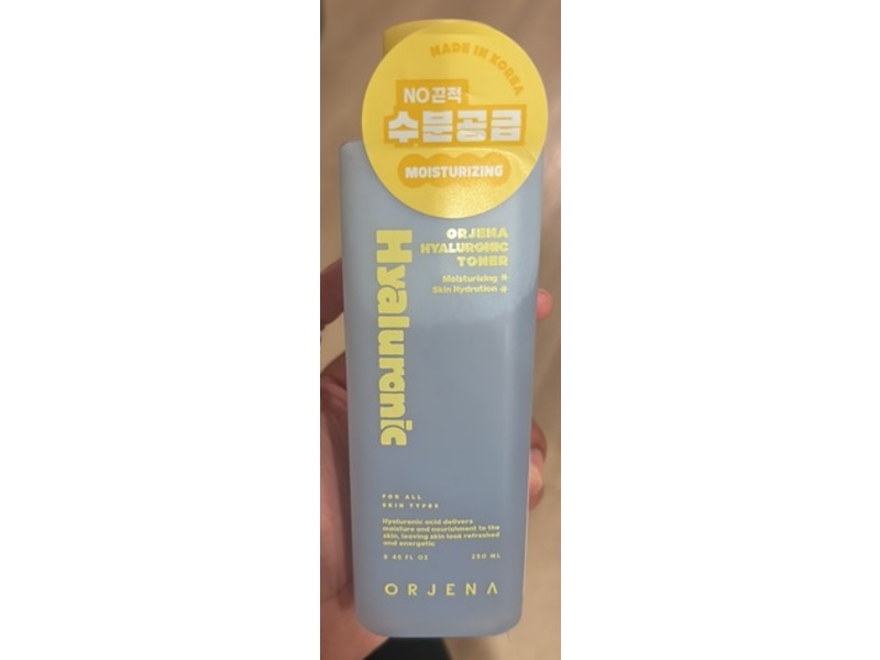Orjena Hyaluronic Toner, 8.45 fl oz/250 mL