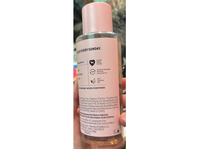 Victoria's Secret Pink Body Mist, Warm& Cozy, 8.4 fl oz/256 mL