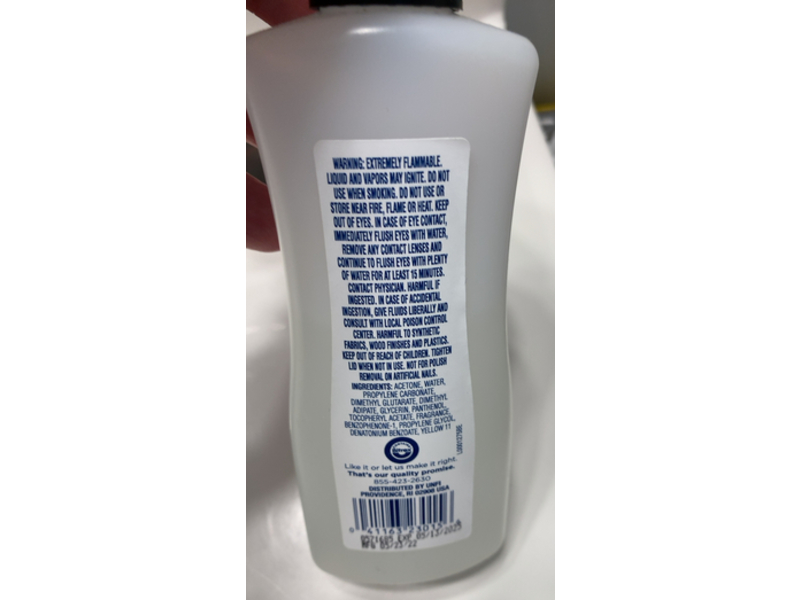 Equaline Regular Nail Polish Remover, Vitamin E And Panthenol, 6 fl oz/177 mL