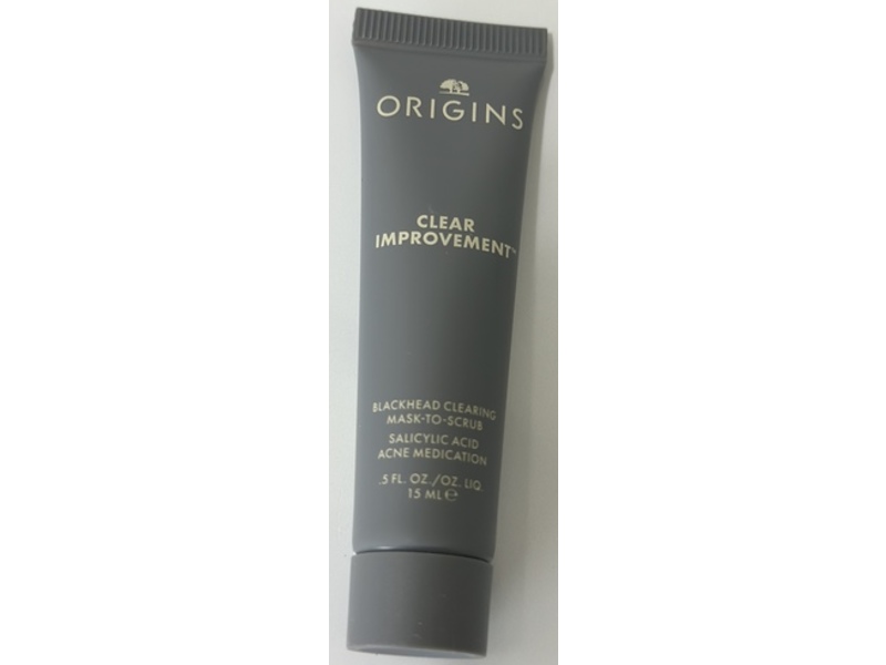 Origins Clear Improvement Blackhead Clearing Mask-To-Scrub, 5 fl oz/15 mL