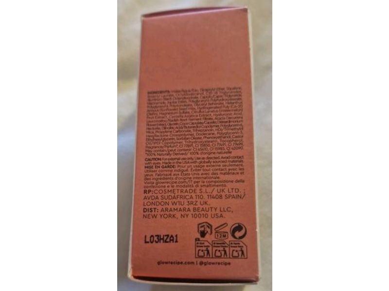 Glow Recipe Watermelon Glow Dewy Flush Tinted Serum, Watermelon Flush, 0.4 fl oz/12 mL