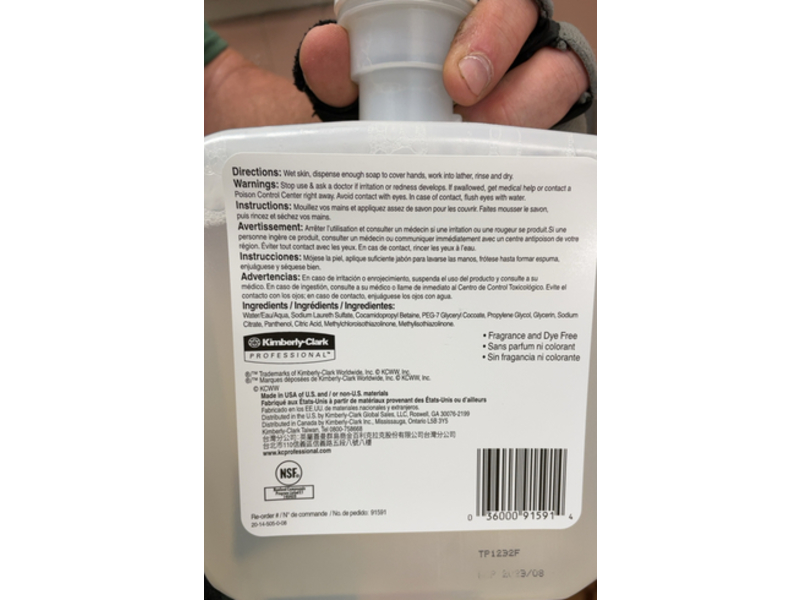 Scott Hand Soap, 40.5 fl oz/1.2 L, Pack Of 2