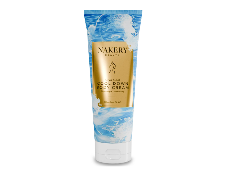 Nakery Beauty Cryo-Cool Cool Down Body Cream, 6.6 fl oz/200 mL