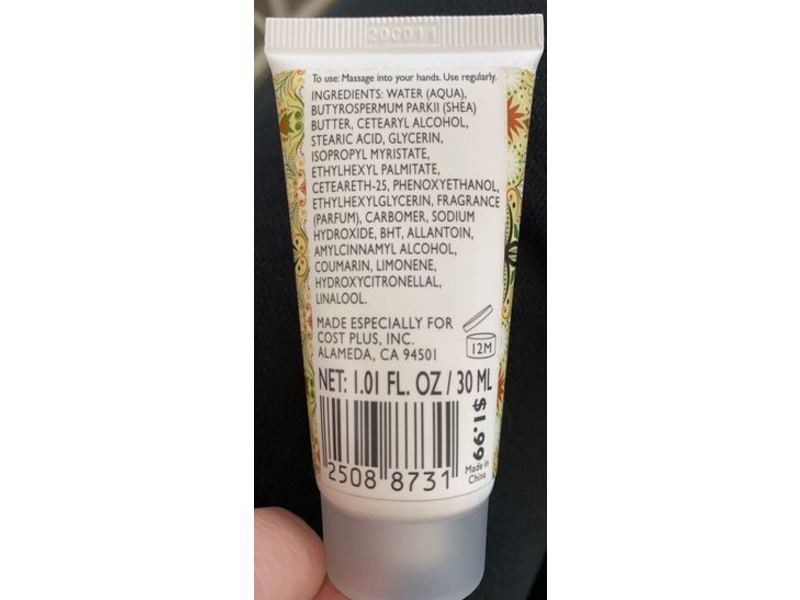 Addison & Gates Island Coconut Hand Cream, 1.01 fl oz/30 mL